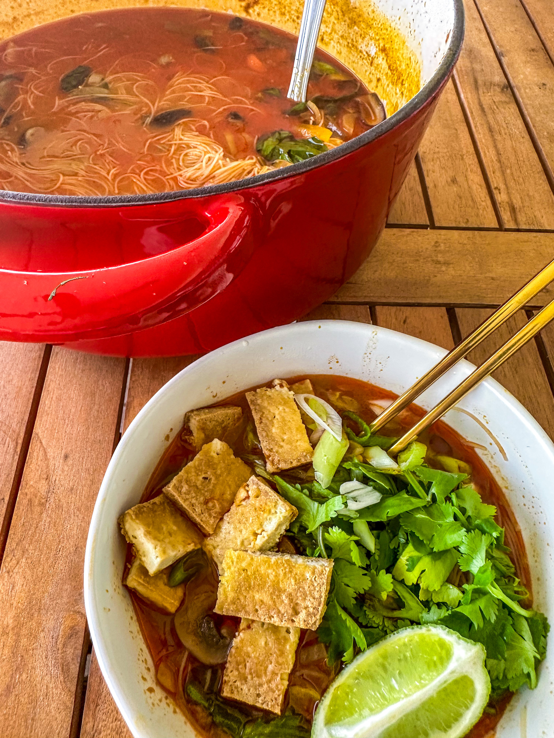 Thai Curry Noodle Soup (Vegan Recipe) - My Spice Pantry
